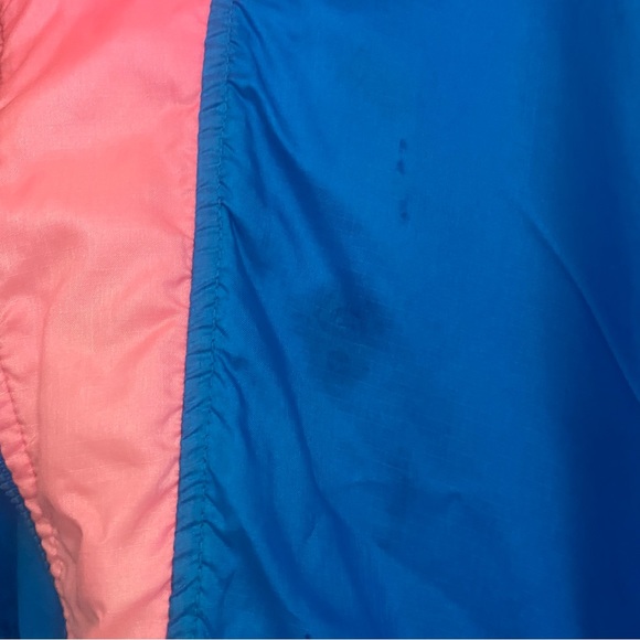 Columbia vintage lightweight radial sleeve jacket. Blue pink green size M - Picture 6 of 15